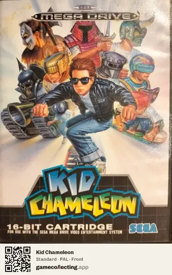 Kid Chameleon Sega Mega Drive / Genesis, PAL box front