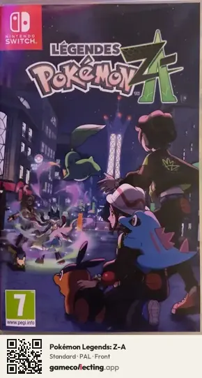 Pokémon Legends: Z-A Nintendo Switch, PAL box front