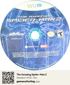 The Amazing Spider-Man 2 Nintendo Wii U, NTSC disc
