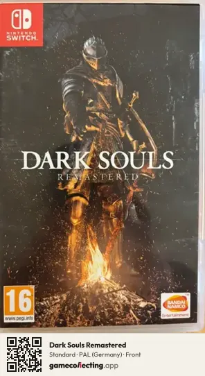 Dark Souls Remastered Nintendo Switch, Germany box front