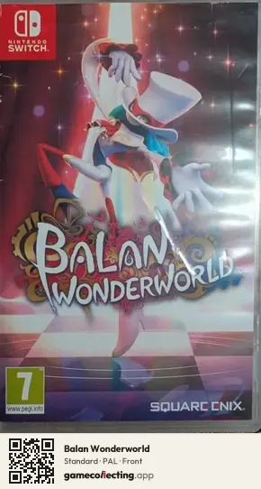 Balan Wonderworld Nintendo Switch, PAL box front