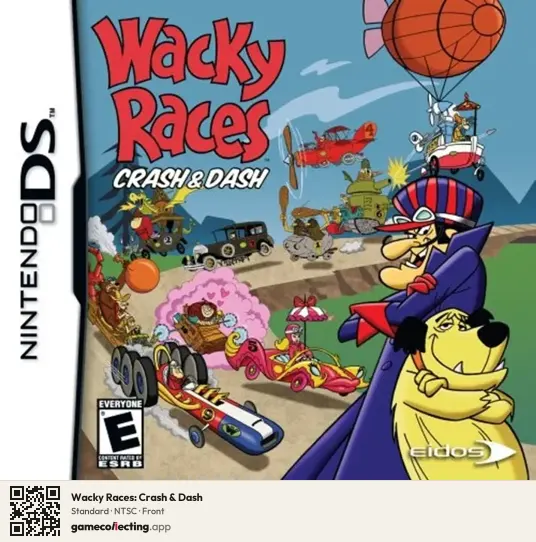 Wacky Races: Crash & Dash Nintendo DS, NTSC box front