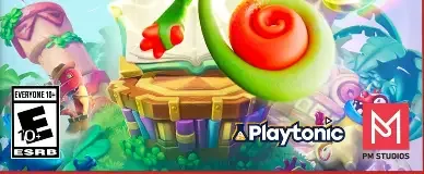 Yooka-Replaylee, the ESRB box on its front