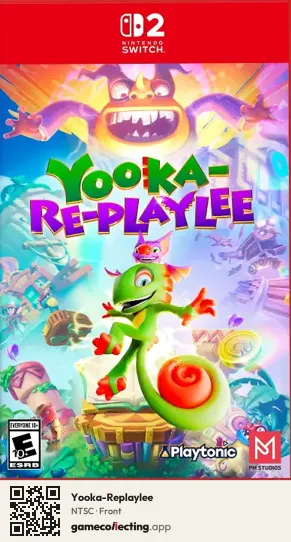 Yooka-Replaylee Nintendo Switch 2, NTSC box front
