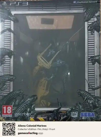 Aliens: Colonial Marines PlayStation 3, Italy box front