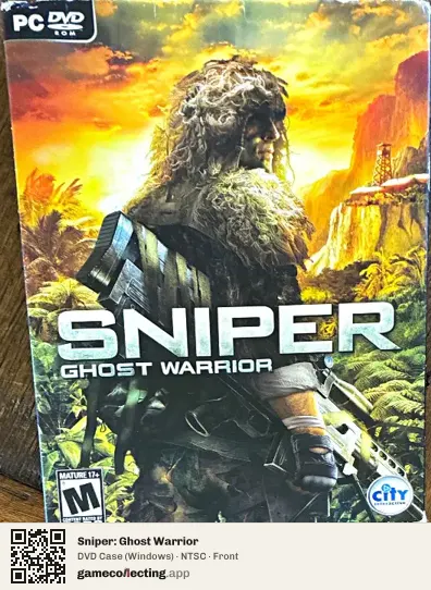 Sniper: Ghost Warrior Computer, NTSC box front