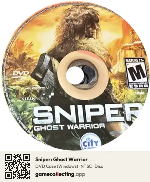 Sniper: Ghost Warrior Computer, NTSC disc