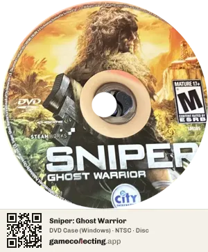 Sniper: Ghost Warrior Computer, NTSC disc