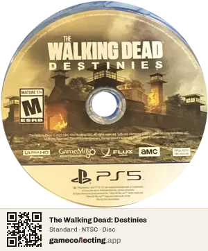 The Walking Dead: Destinies PlayStation 5, NTSC disc