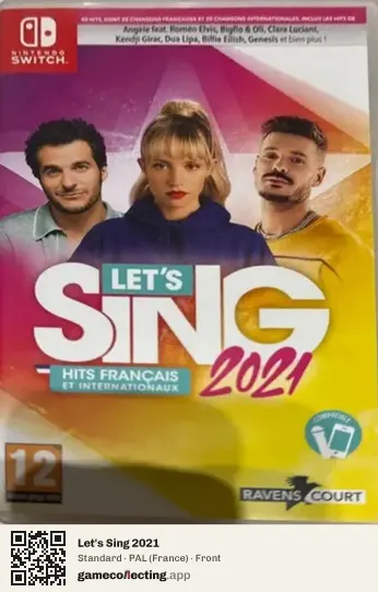 Let's Sing 2021 Nintendo Switch, France box front