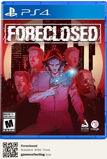 Foreclosed PlayStation 4, NTSC box front