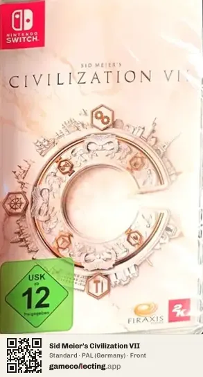 Sid Meier's Civilization VII Nintendo Switch, Germany box front