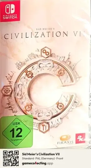 Sid Meier's Civilization VII Nintendo Switch, Germany box front