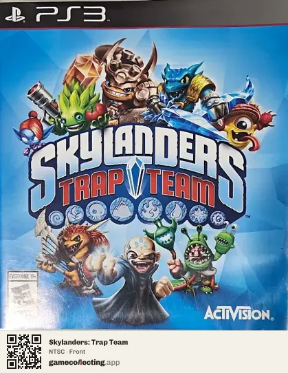 Skylanders: Trap Team PlayStation 3, NTSC box front
