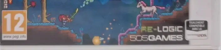 Terraria, the USK square on its front