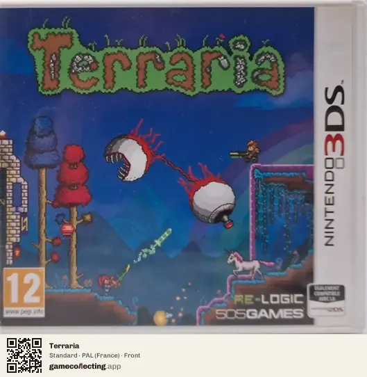 Terraria Nintendo 3DS, France box front