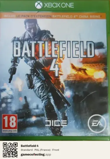 Battlefield 4 Xbox One, France box front