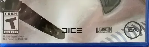 Star Wars Battlefront, the ESRB box on its front
