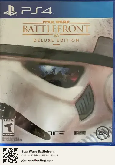 Star Wars Battlefront PlayStation 4, NTSC box front