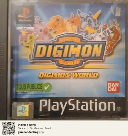 Digimon World PlayStation, France box front