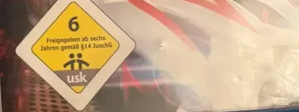 Speed Racer: The Videogame, the USK square on its front