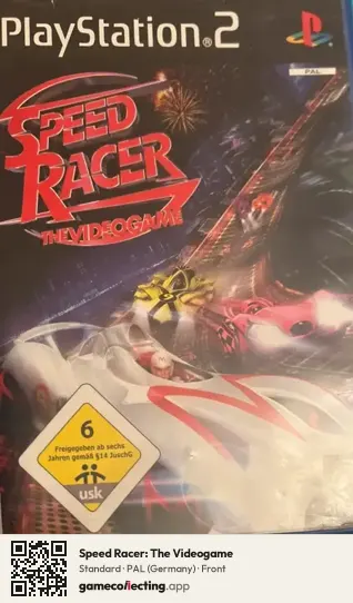Speed Racer: The Videogame PlayStation 2, Germany box front
