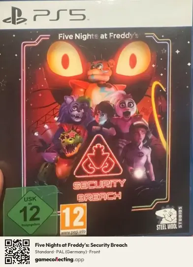 Five Nights at Freddy's: Security Breach PlayStation 5, Germany box front