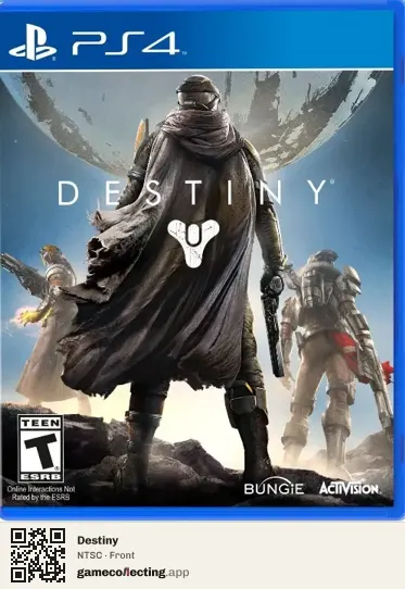 Destiny PlayStation 4, NTSC box front