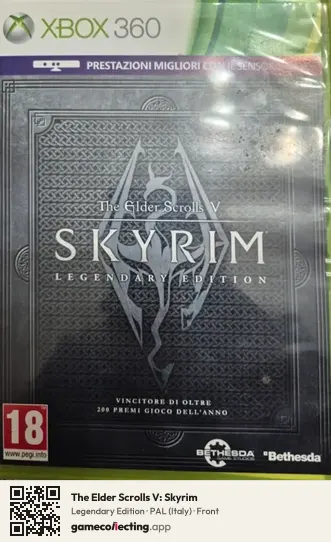 The Elder Scrolls V: Skyrim Xbox 360, Italy box front
