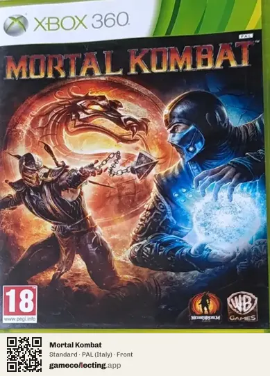 Mortal Kombat Xbox 360, Italy box front