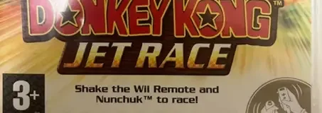 Donkey Kong Barrel Blast, the PEGI square on its front