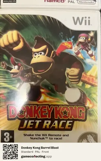 Donkey Kong Barrel Blast Nintendo Wii, PAL box front
