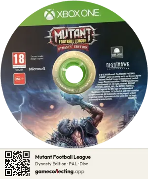 Mutant Football League Xbox One, PAL disc