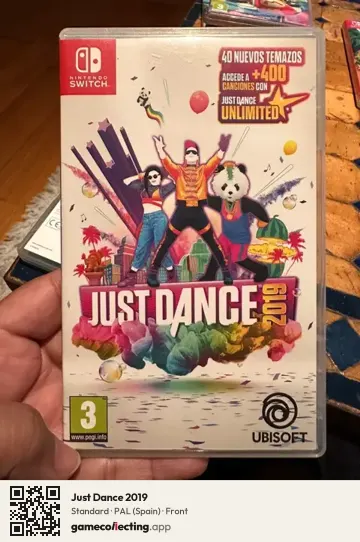 Just Dance 2019 Nintendo Switch, Spain box front
