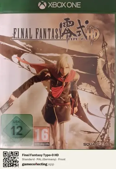 Final Fantasy Type-0 HD Xbox One, Germany box front