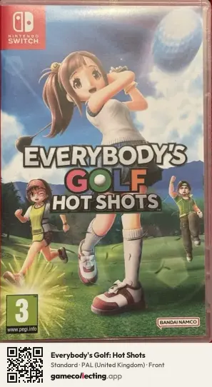 Everybody's Golf: Hot Shots Nintendo Switch, United Kingdom box front