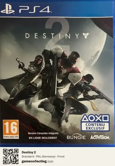 Destiny 2 PlayStation 4, Germany box front