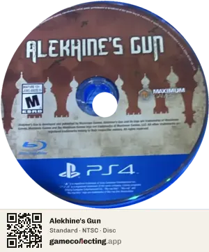 Alekhine's Gun PlayStation 4, NTSC disc