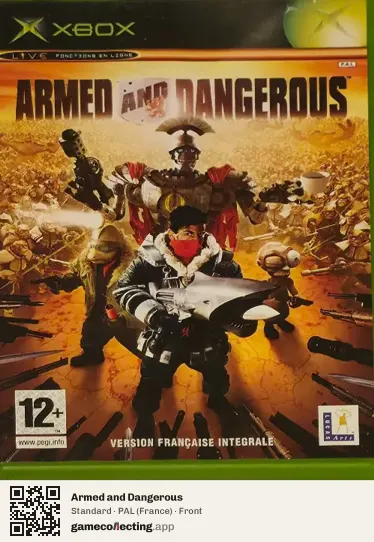 Armed and Dangerous Xbox, France box front