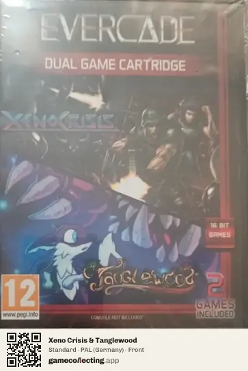 Xeno Crisis & Tanglewood Evercade, Germany box front