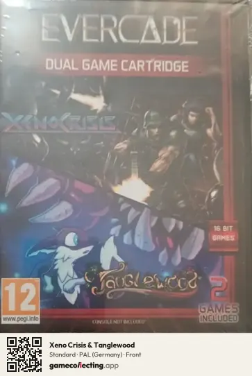 Xeno Crisis & Tanglewood Evercade, Germany box front