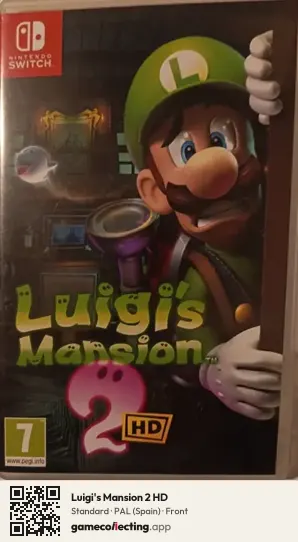 Luigi's Mansion 2 HD Nintendo Switch, Spain box front