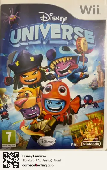 Disney Universe Nintendo Wii, France box front