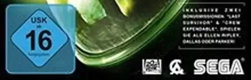 Alien: Isolation, the USK square on its front