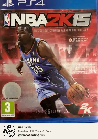 NBA 2K15 PlayStation 4, France box front