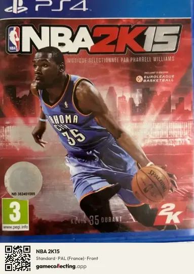 NBA 2K15 PlayStation 4, France box front