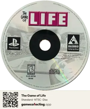 The Game of Life PlayStation, NTSC disc