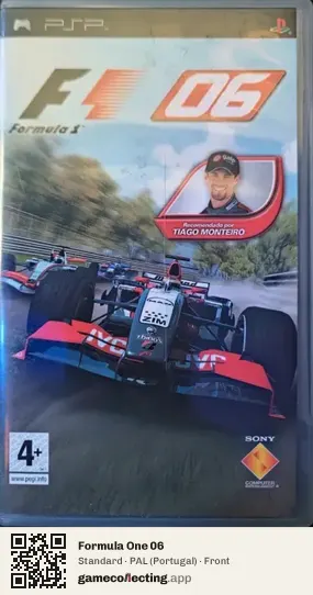 Formula One 06 PlayStation Portable, Portugal box front