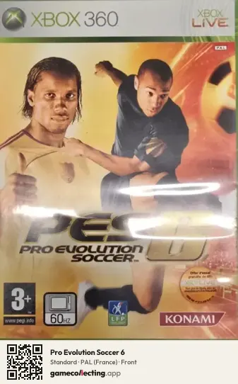 Pro Evolution Soccer 6 Xbox 360, France box front