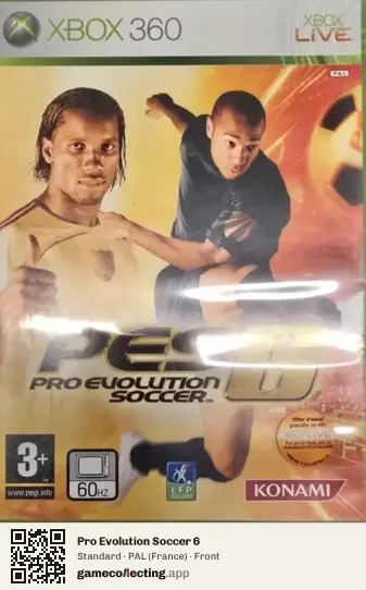 Pro Evolution Soccer 6 Xbox 360, France box front